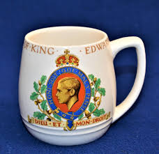 Vintage British Pottery ROYAL KING EDWARD VIII Windsor 1937 ...