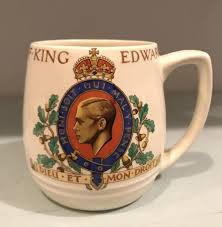 Vintage Lancasters Limited King Edward VIII Coronation Mug ...