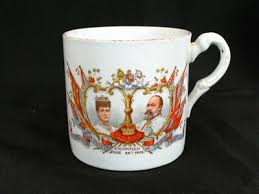 RARE TOWN PENRITH EDWARD VII & QUEEN ALEXANDRA CORONATION MUG 1902 | eBay