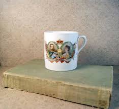 1911 Antique Porcelain Mug – King George V & Queen Mary Commemorative - Etsy