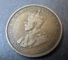 1915 Penny Australian PreDecimal Coin Ungraded (Lot 427 ...