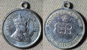Medal : Great Britain 1937 Edward VIII Coronation 20 mm ...