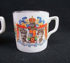 Vintage King George V & Queen Mary SILVER JUBILEE Cup Mug 1910-35 England | eBay