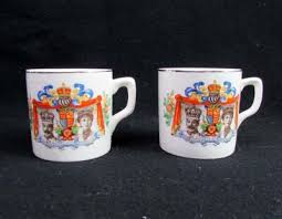 Vintage King George V & Queen Mary SILVER JUBILEE Cup Mug 1910-35 England | eBay