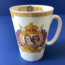 Vintage 1937 King George VI Coronation Shelly England Mug - Etsy