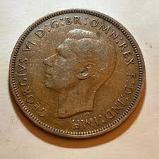 penny king George VI 1946 large one penny | Mercari