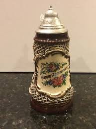 King Large German Beer Stein Happy Birthday With Attached Traditional Lid | eBay