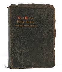 RED LETTER HOLY BIBLE CONTAINING OLD AND NEW TESTAMENTS ...