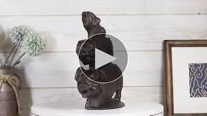 Amazon.com: Ebros Gift 9" Tall Cast Iron Vintage Rustic ...