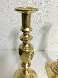 Vintage 1900s "The King of Diamonds” Candle Holders - a Pair ...