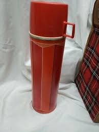 New Vintage Thermos Zip Carry Case Picnic Lunch Box Red Plaid Travel Quart Size | eBay