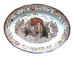 Flow Blue Turkey Platter | eBay