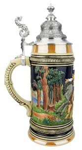 Vintage German Cherusker Beer Stein | King Werk Beer Stein