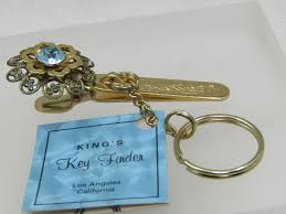 Sold at Auction: Vintage Blue Filigree Key Finder, King's , Unused, Original Card
