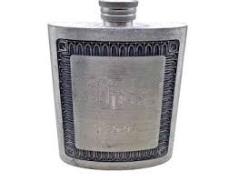 Vintage Kings Pewter Engraved Flask Thailand “chris 7-29-95 ...