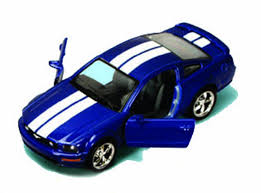 2006 Ford Mustang GT, Blue - Kinsmart 5091DF - 1/38 scale ...