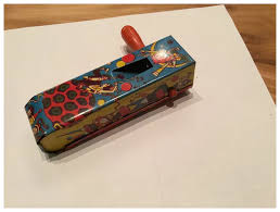 Vintage Tin Ratchet Noisemaker Toy. For Sale at Ruby Lane