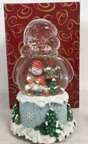 SAN FRANCISCO MUSIC BOX CO Snow Globe "Snowman Shaped WaterGlobe" | eBay