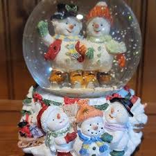 Cute Snowboy and Snowgirl With Presents Snow Globe - Etsy