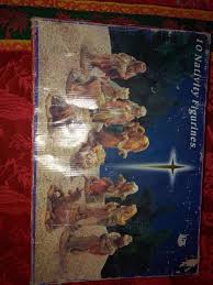 Vintage 10 PIECE Resin NATIVITY SET~MIDWESTERN HOME PRODUCTS ...