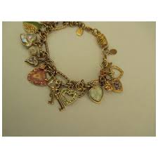 Loaded Kirk's Folly Hearts & Keys Charm Bracelet. For Sale ...