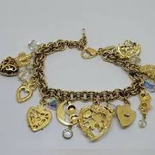 Kirks Folly | Jewelry | Vintage Kirks Folly Charm Bracelet ...