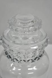 Vintage Tiffin Dakota Glass Apothecary Candy Jars Graduating ...