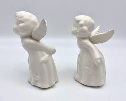 Vintage Porcelain Kissing Angels Japan Good Vintage Condition. No chips or break | eBay