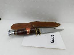 Sold at Auction: william rodgers mint hunting knife with sheath