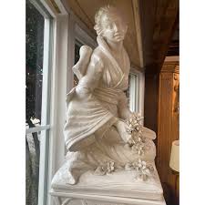 Large 1940s Italian Blanc De Chine Porcelain Geisha Statue ...