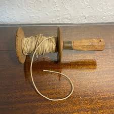 Primitive Wooden Kite Spool With Handle VTG Kite String Antique Kite Spool Thread Spool - Etsy