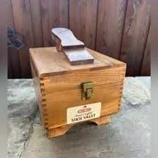 Kiwi | Other | Vintage Kiwi Shoe Shine Wooden Box Handcrafted | Poshmark