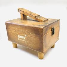 Vintage Kiwi Wooden Shoe Shine Box Dovetail Kiwi Shoe Server Mid Century Shoe Valet Box - Etsy