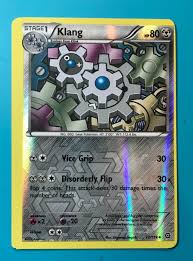 Insane MISCUT Reverse Holo Klang 72/114 : XY Steam Siege - Pokemon 2016 Miscut | eBay