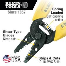 Klein Tools Electrical Wire Stripper / Cutter (10-18 AWG ...