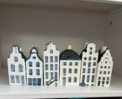 Original Delft Blue Houses from KLM found in Florida