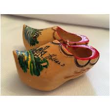 1970s Mini Hand-carved Wooden Shoes Made in Holland. For ...
