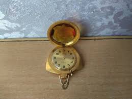 Vintage Soviet POCKET Watch Zarja Pendant Crystal AU5 USSR ...