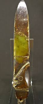 Chinese Liangzhu Culture Jade 6“ Lightning Bolt & Sacred ...