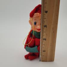 Vintage Red Christmas Knee Hugger Elf Japan and 50 similar items