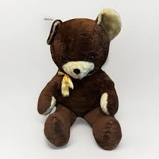 Knickerbocker Animals of Distinction Brown Teddy Bear 29” Vintage Large | eBay