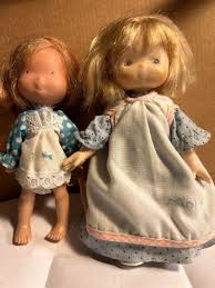 Knickerbocker Holly Hobbie Dolls Plastic Molly 7" & 6” Doll ...