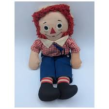 Adorable Vintage Knickerbocker Raggedy Andy Doll in Box. For Sale at Ruby Lane