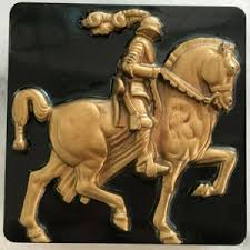 Vintage Hickok Kunststoff Vanity Dresser Box Bakelit Schwarz ...