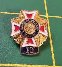 Vintage VFW Veterans Of Foreign Wars Ladies Auxiliary 10 ...