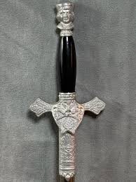 KNIGHTS OF COLUMBUS Ceremonial Sword, Scabbard & Carry Case ...