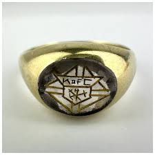 Vintage 10k Gold Knights of Columbus Ring. For Sale at Ruby Lane