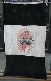 Sold at Auction: Masonic Knights Templar Silk Screen Flag