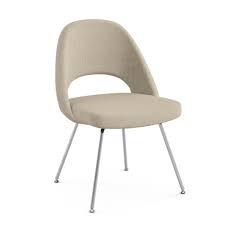 Knoll Saarinen Executive Armless Chair - Tubular Legs