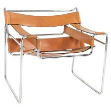 1958 Marcel Breuer B3 Wassily Lounge Chair in Natural ...